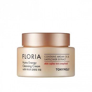 Очищающий крем для умывания с аргановым маслом Floria Nutra-Energy Cleansing Cream