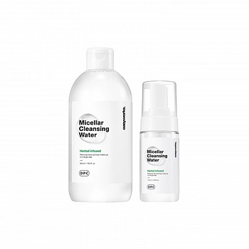 Мягкая мицеллярная вода с взбивателем пены + Мягкая мицеллярная вода 500мл Easyworks Micellar Cleansing Water Bubble Maker + Cleansing Water