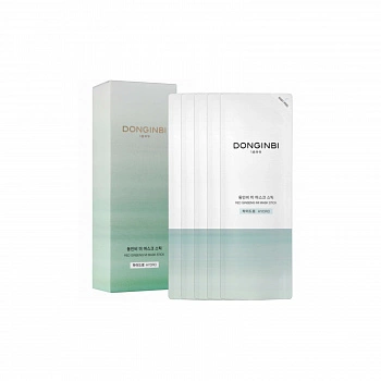 Увлажняющая маска с экстрактом красного женьшеня 5шт. Red Ginseng Mi Mask Stick Hydro 5ea