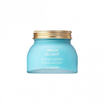 Скраб для тела с морской солью URBAN DELIGHT Body Salt Scrub Wash