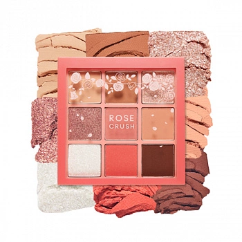 Палетка теней для век розовых тонов Play Color Eyes  Rose Crush