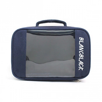 Косметичка квадратной формы из ЭВА (Темно-синий) EVA Canvas Square Pouch (Navy)